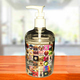 The Beatles Albums Soap / Hand Sani. Refillable Dispenser Not just a label!