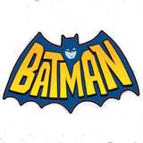 1966 era Batman Bat Signal Comics TV Show Inside Window Decal Tracked Shipping