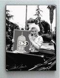 Framed Marilyn Monroe holding Futurama Bender w/faux signed autograph Lim. Ed.