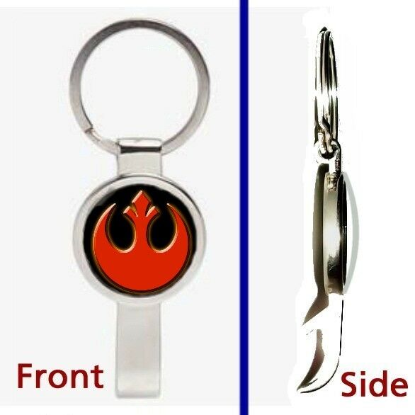 Star Wars Rebel Alliance emblem logo Pendant or Keychain secret bottle opener