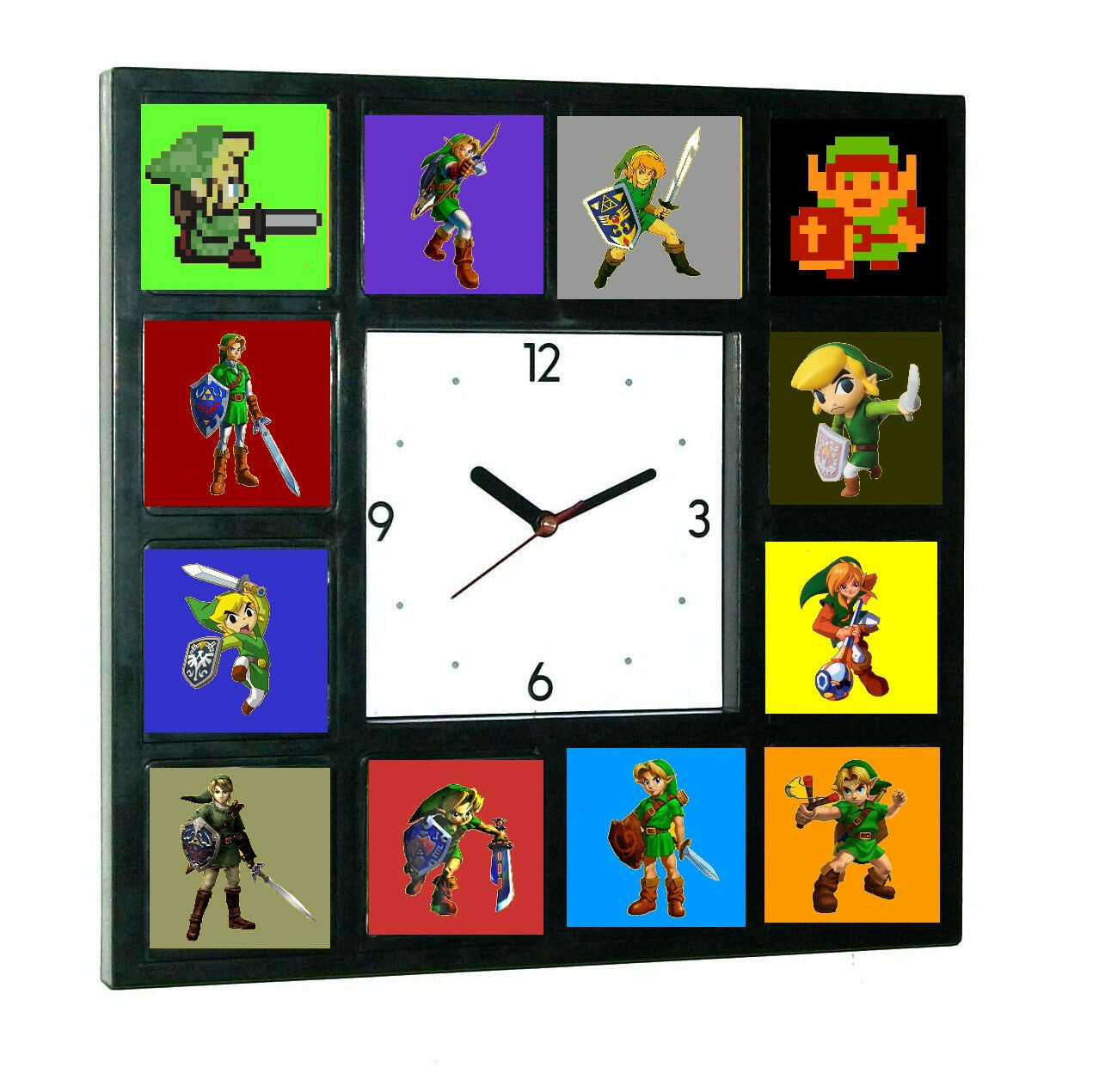 The Legend Of Zelda Link History tribute promo Clock 12 pics