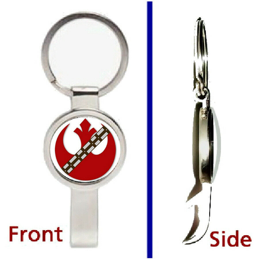 Star Wars Rebel Alliance Chewbacca Chewy Pendant Keychain secret bottle opener