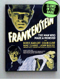 Frankenstein Classic Glow In The Dark Framed Cool Art Mini Poster