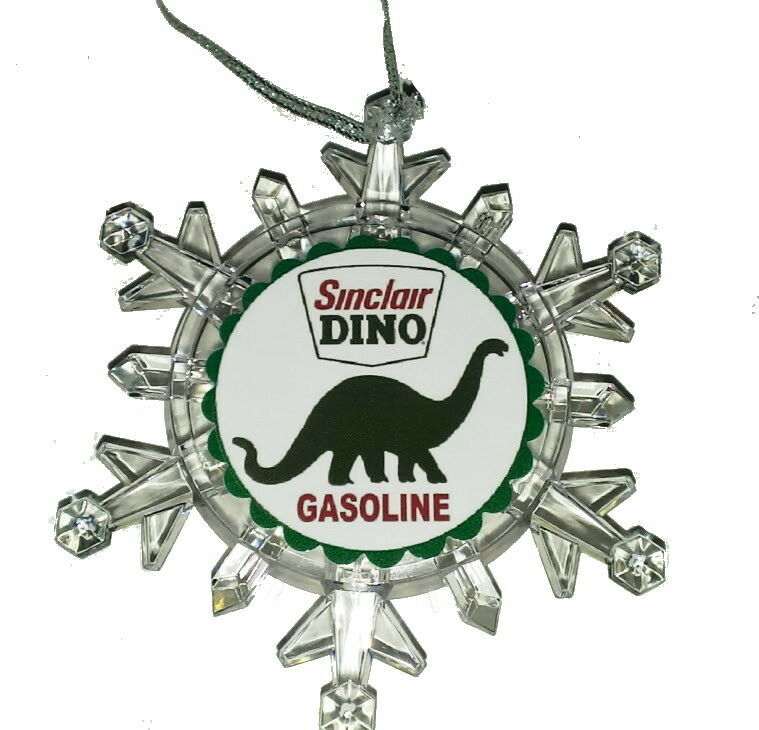 Sinclair Gasoline Gas Oil Snowflake Color Light Holiday Christmas Tree Ornament