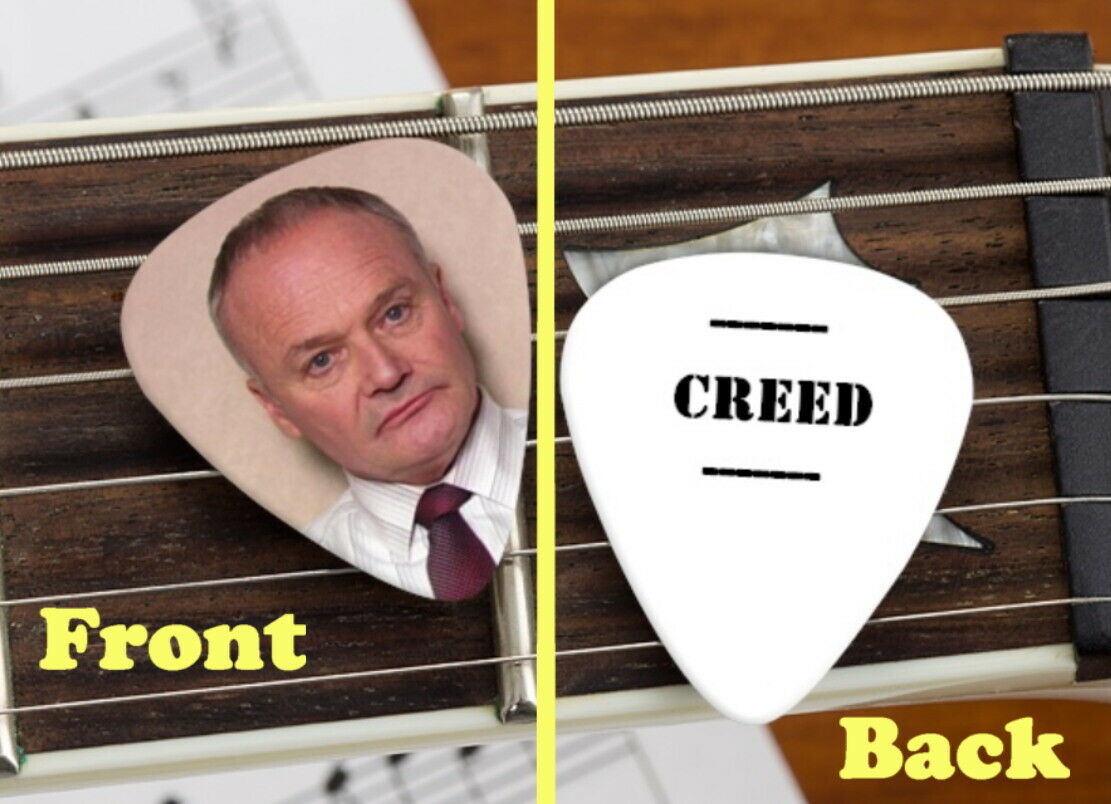 The Office TV Show Creed Bratton Set of 3 premium Promo Guitar Pick Pic