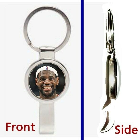 Cleveland Cavaliers LeBron James Pennant or Keychain silver secret bottle opener