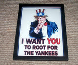 NEW framed NY Yankees Uncle Sam WPA poster