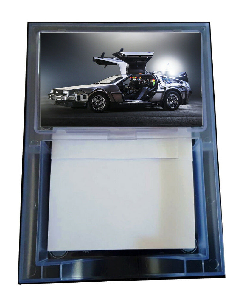 Delorean Back To The Future Note Pad Memo Holder