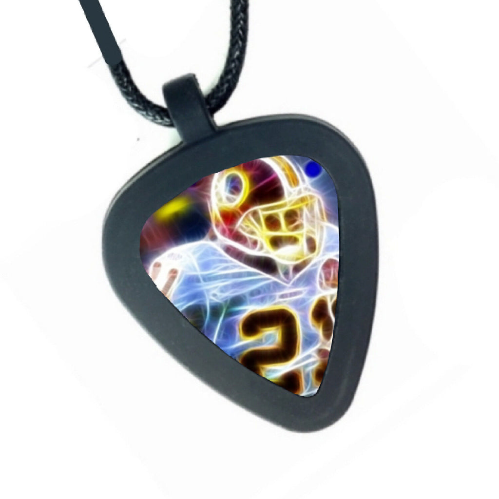 Washington Redskins Sean Taylor Pickbandz Mens Womens Real Guitar Pick Necklace