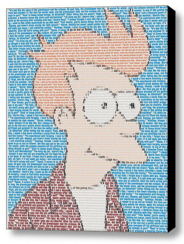 Futurama Phillip J Fry Quotes Mosaic INCRDIBLE Framed 9X11 Limited Edition w/COA