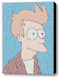 Futurama Phillip J Fry Quotes Mosaic INCRDIBLE Framed 9X11 Limited Edition w/COA