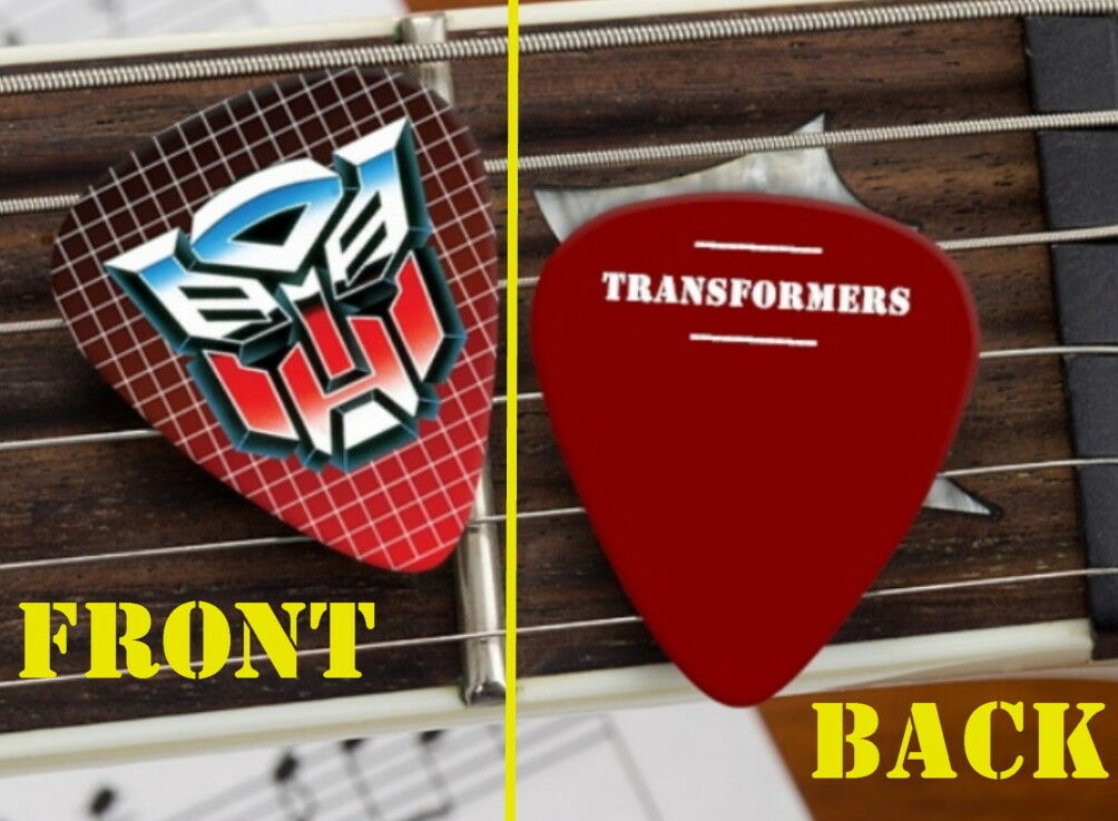 Transformers Autobots retro classic Set of 3 premium Promo Guitar Pick Pic