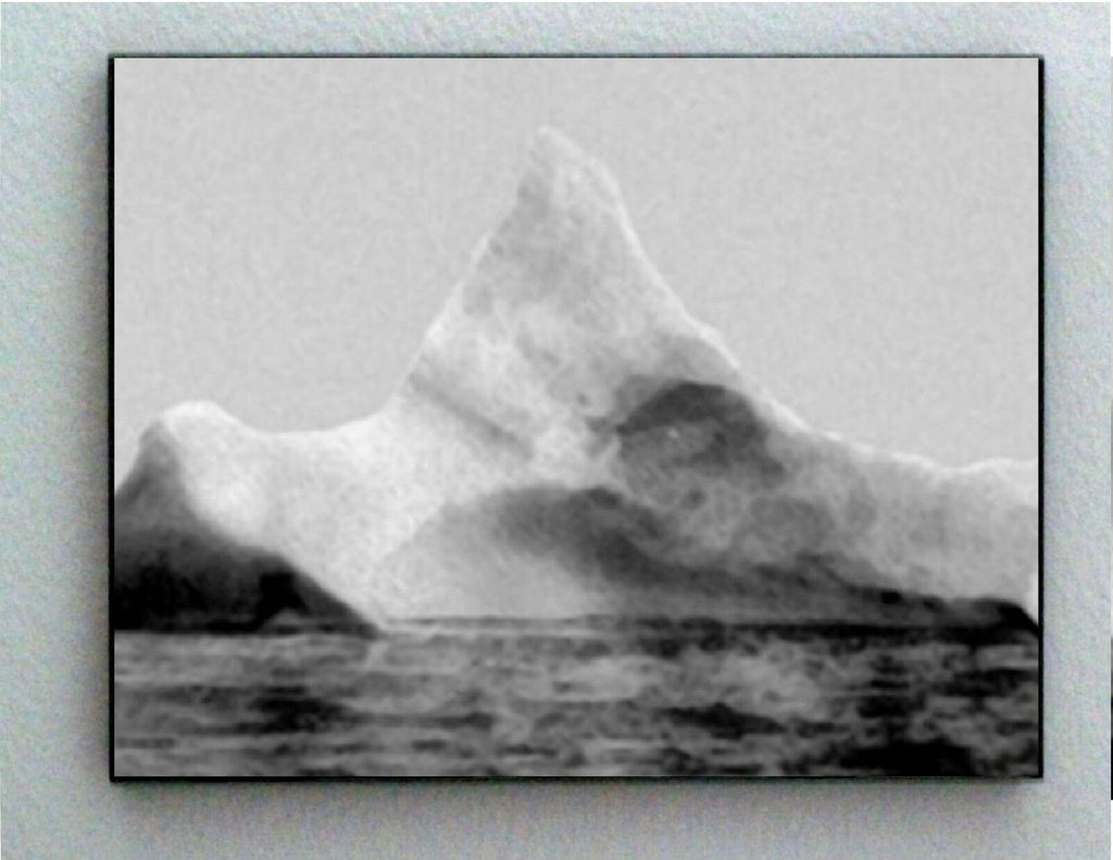 Rare Framed 1912 Titanic Actual Iceberg Vintage Photo. Jumbo Giclée Print