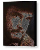 Merle Haggard Song List Incredible Mosaic Framed Print Limited Edition w/COA