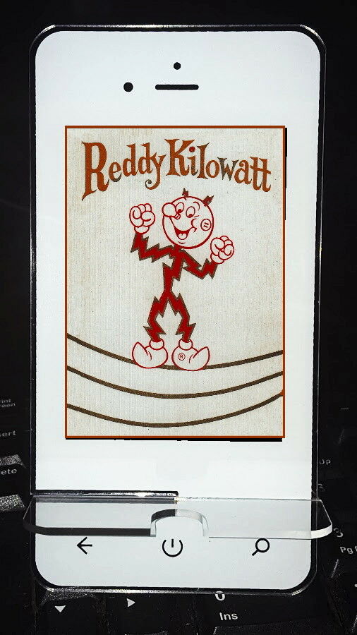 Reddy Kilowatt iPhone Android Samsung Any Smart Cell Phone Holder Stand