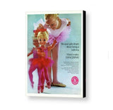 Framed Mattel Dancerina Doll Vintage Restored Magazine Ad