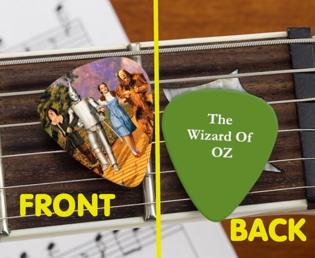 Set of 3 Wizard Of Oz premium Promo Guitar Pick Pic