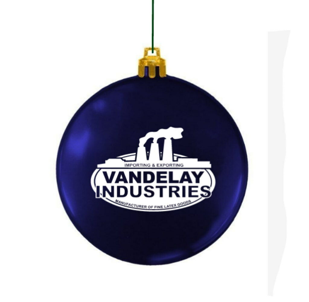 Seinfeld George Costanza Vandelay Industries Holiday Christmas Tree Ornament