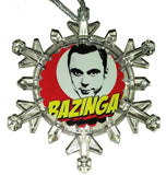 The Big Bang Theory Sheldon Cooper Snowflake Holiday Christmas Tree Ornament