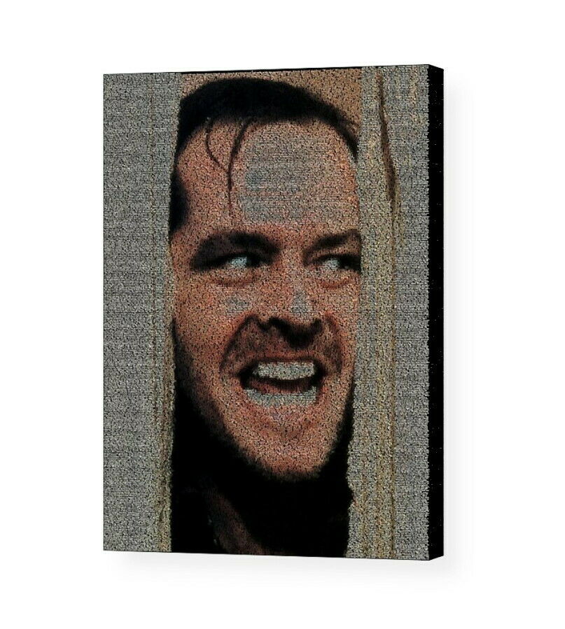 The Shining Script Mosaic AMAZING Framed 8.5X11 Limited Edition Art w/signed COA