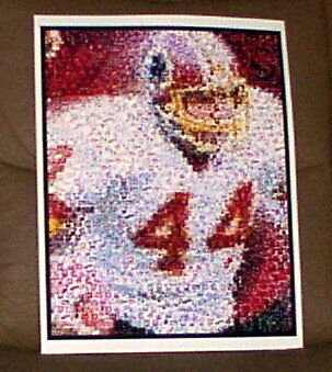 AMAZING John Riggins Washington Redskins Color Montage