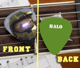 Set of 3 premium Halo Helmet Videogame Promo Guitar Pick Pic
