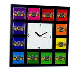 FRIENDS tv Show Central Perk Color Wheel Clock with 12 images