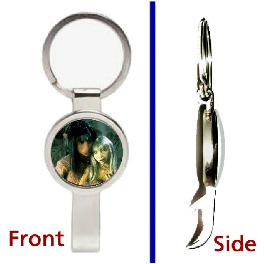 The Dark Crystal Jen Pendant or Keychain silver tone secret bottle opener