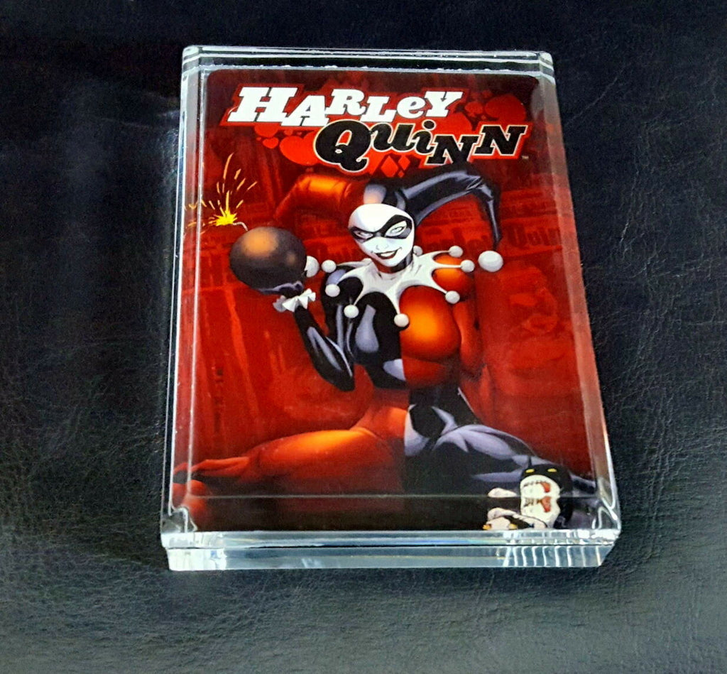 Harley Quinn Girl Batman Acrylic Executive Display Piece Desk Top Paperweight