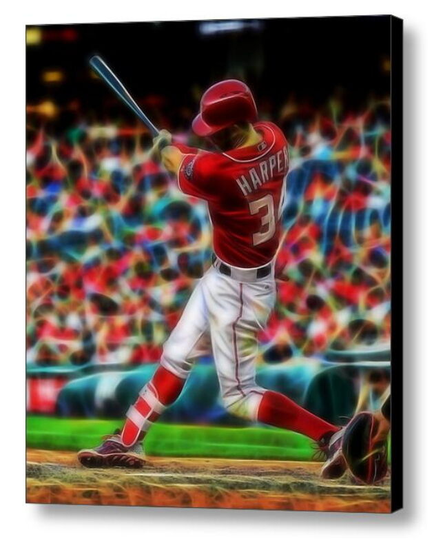 Framed Magical Washington Nationals Bryce Harper 9X11 Print Limited Edition