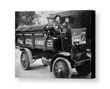 Rare Framed 1922 Coca-Cola Coke Delivery Truck Vintage Photo. Jumbo Giclée Print