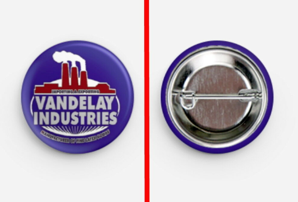 Seinfeld George Costanza Vandelay Industries 1 inch Button