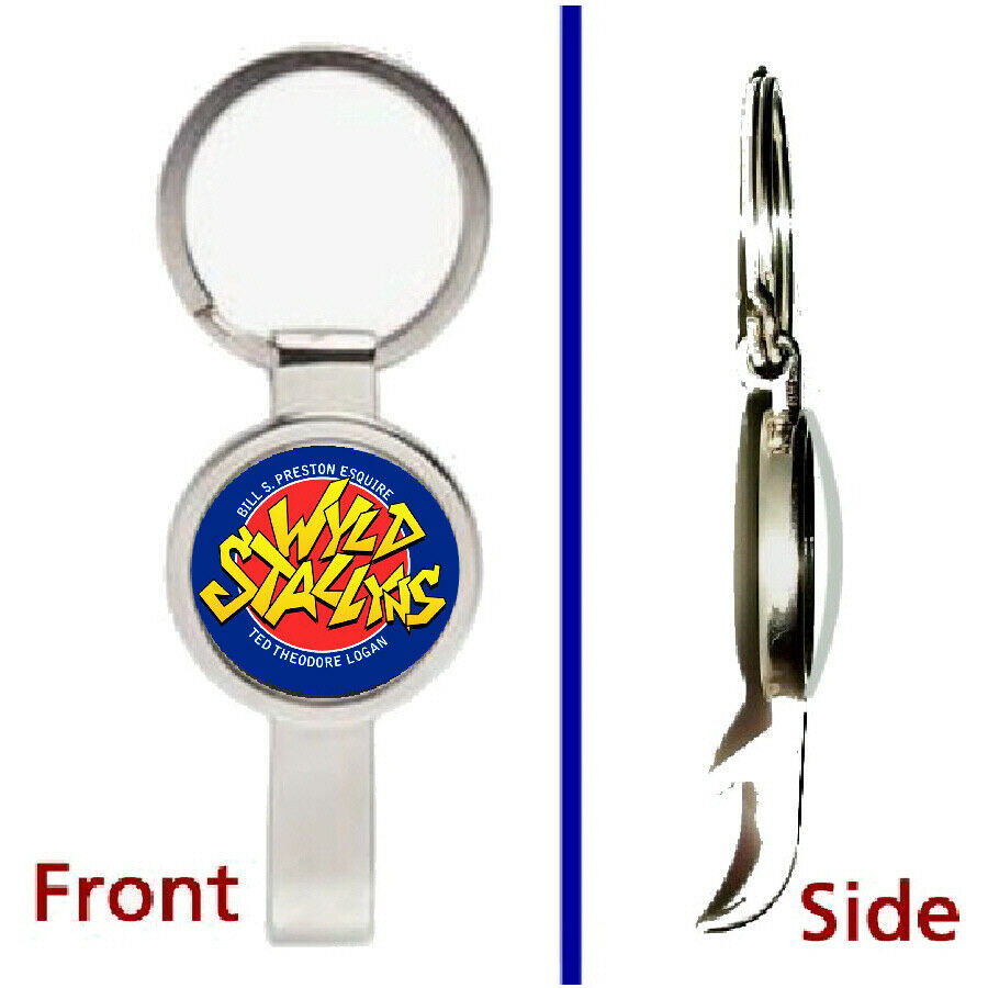 Bill & Ted's Excellent Adventure Wyld Stallyns Pendant Keychain bottle opener