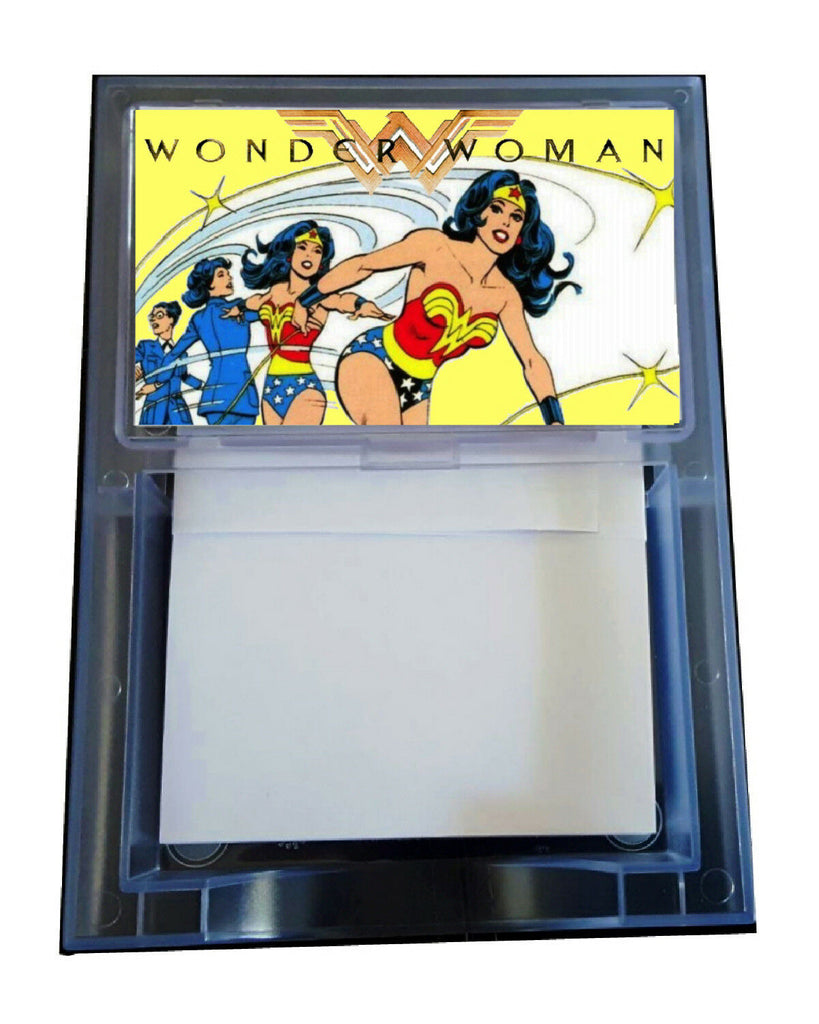 Classic retro Wonder Woman Note Pad Memo Holder