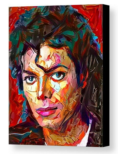Framed Michael Jackson Abstract 9X11 Art Print Limited Edition w/signed COA