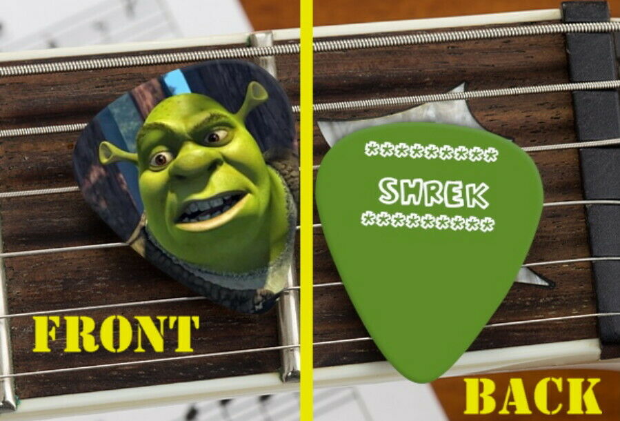 SHREK Set of 3 premium Promo Guitar Pick Pic