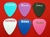 FRIENDS TV Show premium Promo Guitar Pick Pic (choose your friend)