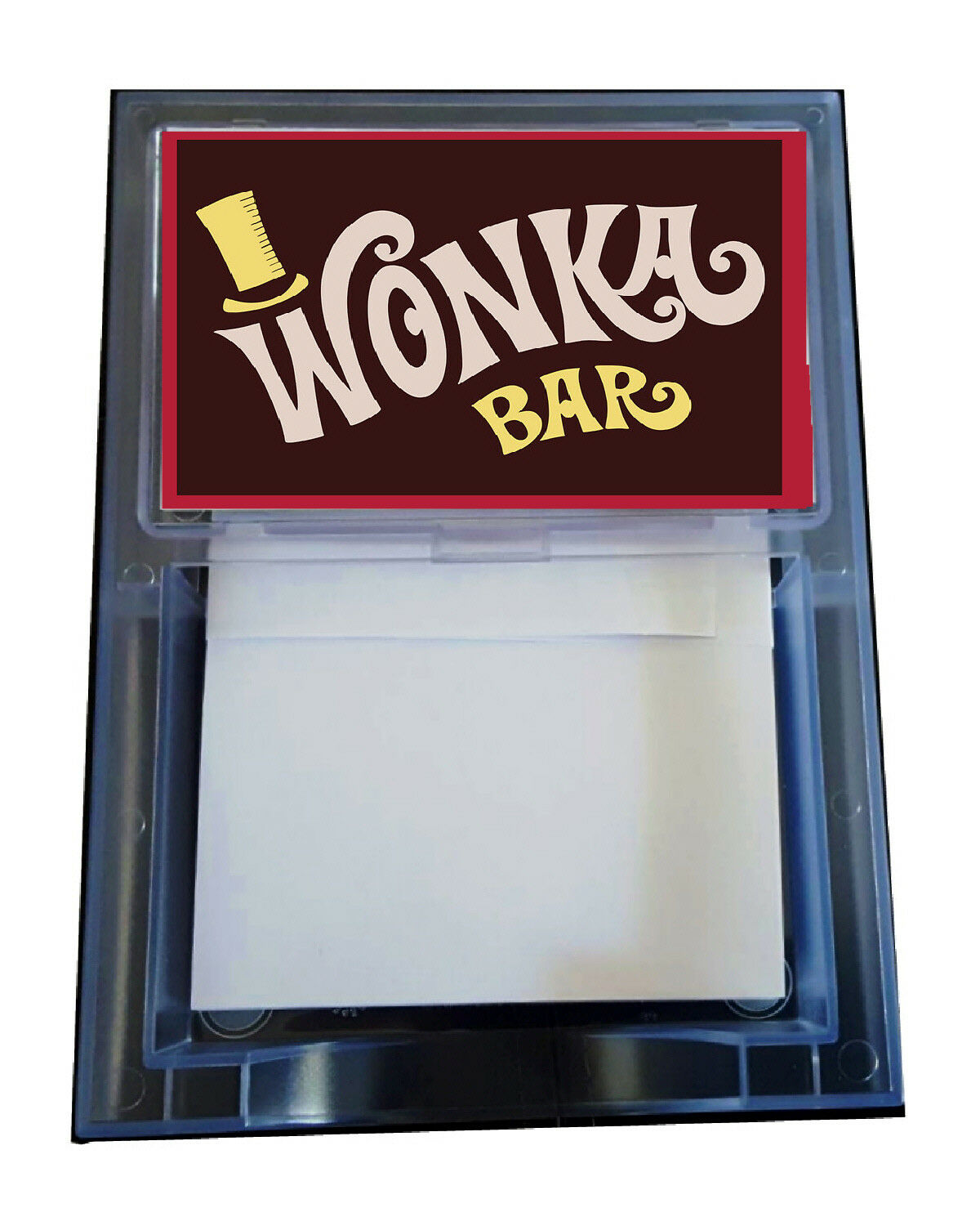 Willy Wonka Charlie And The Chocolate Factory Prop Candy Bar Note Pad Memo
