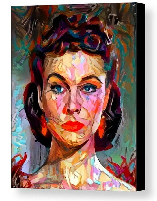Framed Gone With The Wind Scarlett O'Hara Abstract Art Print Limited Edition