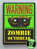 Zombie Outbreak Walking Dead Glow In The Dark Framed Cool Mini Poster