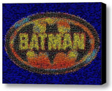 Framed Batman Bat Signal History Mosaic 9X11 Limited Edition Art Print w/COA