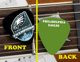 Set of 3 Philadelphia Eagles Super Bowl 52 LII premium Promo Guitar Pick Pic