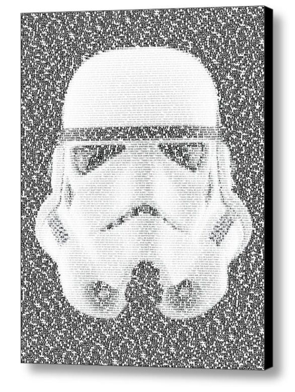 Star Wars Stormtrooper Quotes Mosaic AMAZING Framed 9X11 Limited Edition Art