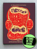 Framed Grateful Dead Concert Poster 1966 Fillmore Jefferson Airplane IT GLOWS