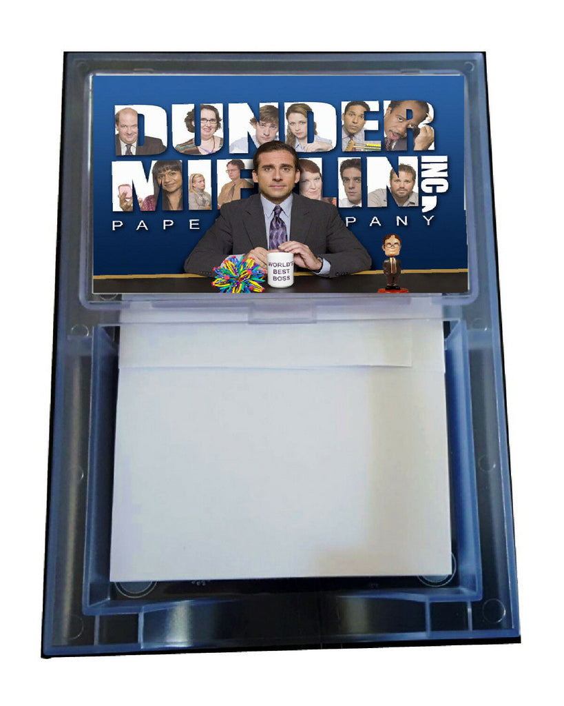 The Office Michael Scott Dunder Mifflin Note Pad Memo Holder