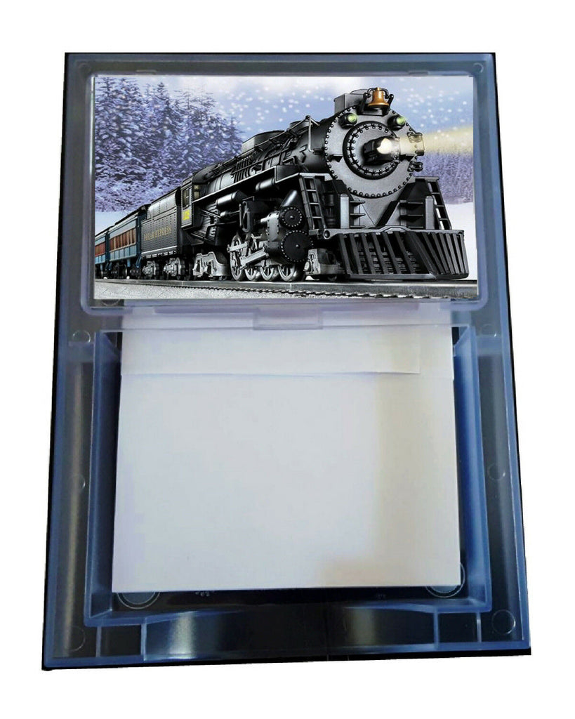 The Polar Express classic steam train Note Pad Memo Holder