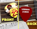 Set of 3 Cleveland Cavaliers LeBron James premium Promo Guitar Pick Pic