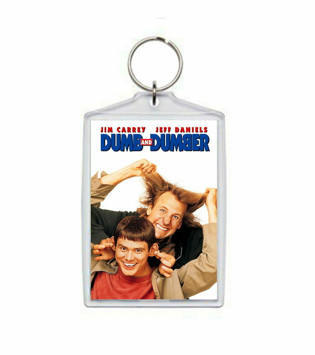 Dumb and Dumber (1994) Movie Poster Big Keychain Jim Carrey, Jeff Daniels