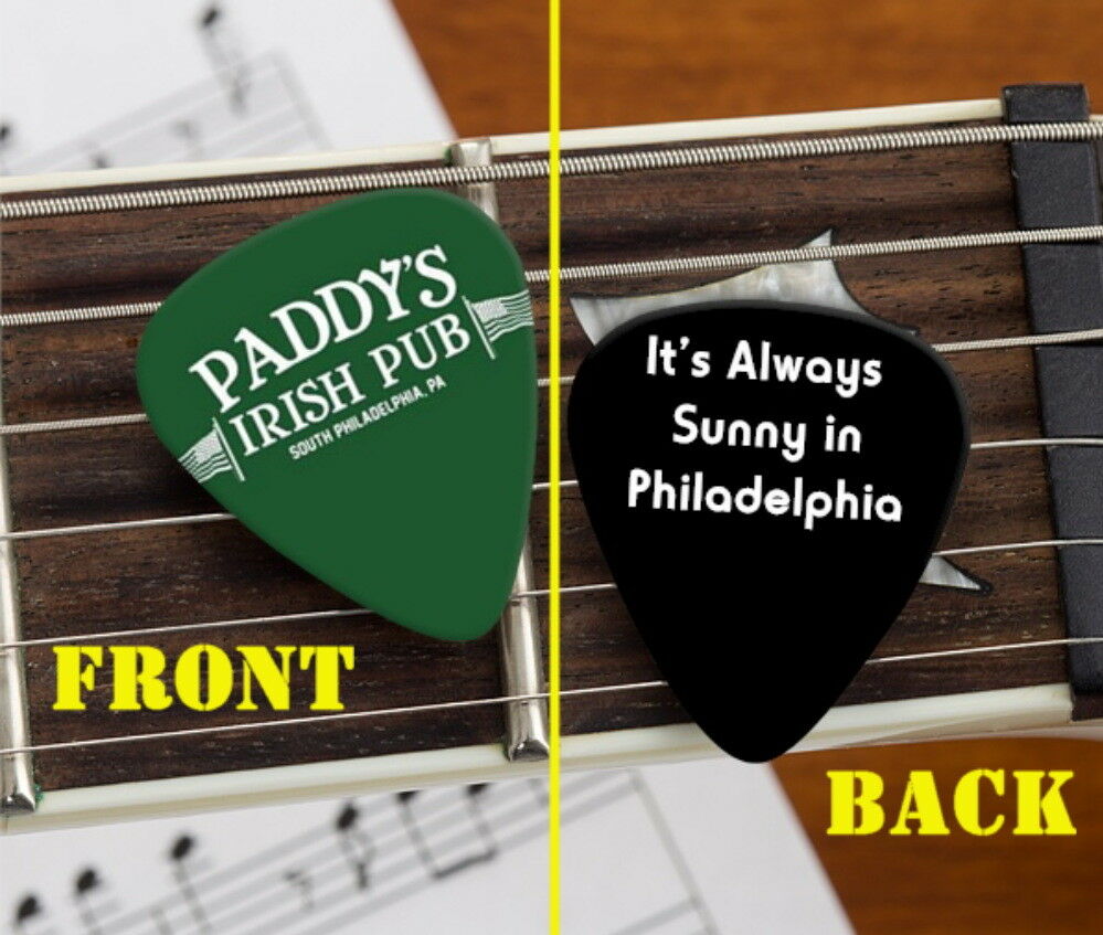 Paddy's Pub It's Always Sunny in Philadelphia Set of 3 Promo Guitar Pick Pic