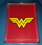 Wonder Woman Emblem Logo Acrylic Executive Display Piece Desk Top Paperweight